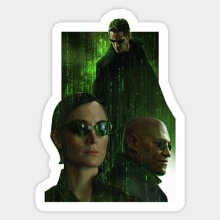The Matrix Neo Keanu Film Conspiracy pill Sticker